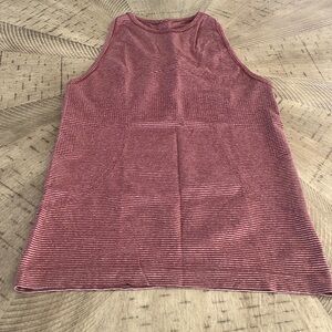 Lululemon maroon striped tank top!